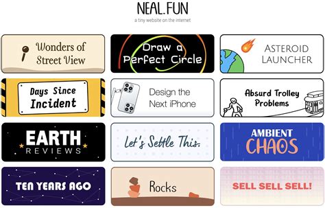 weird websites|Neal.fun.